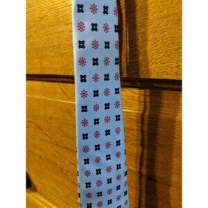 Camicissima Blue Light Navy Pink Tie 100% Silk